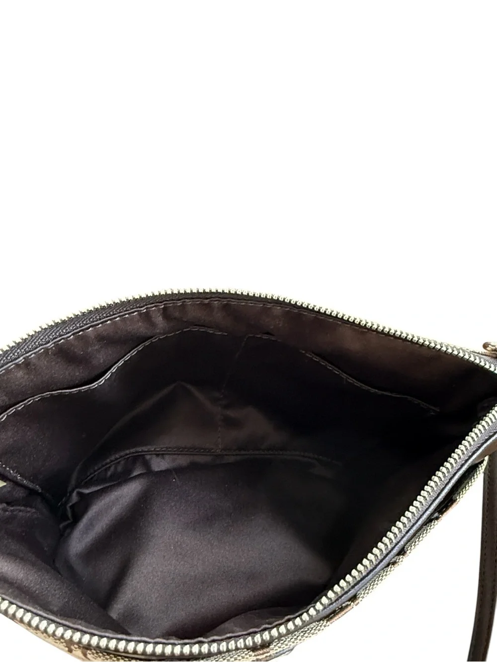 Coach Signature Turnlock Crossbody Bag Brown Tan